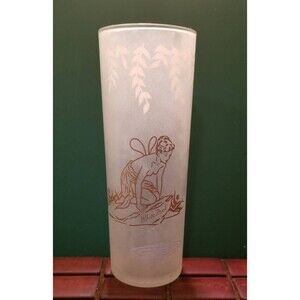 Gold Fairy White Rock Quinine Tonic Water Libbey Frosted Collins Cocktail Glass